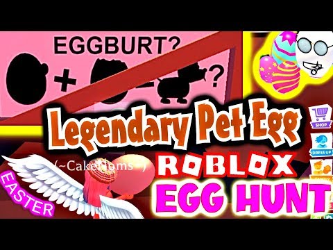 Eggburt Secret How To Get Legendary Pet Egg In Adopt Me Easter Egg Hunt Roblox دیدئو Dideo - roblox adopt me egg hunt locations