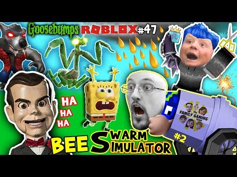 Goosebumps Vs Spongebob In Roblox Fortnite Helps Chase In Bee Swarm Simulator Again Pt 2 47 دیدئو Dideo - fgteev chase roblox account