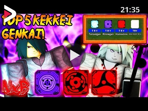 Code The Strongest Top 5 Rare Kekkei Genkai Which Is The Best Naruto Rpg Beyond دیدئو Dideo - roblox nrpg beyond