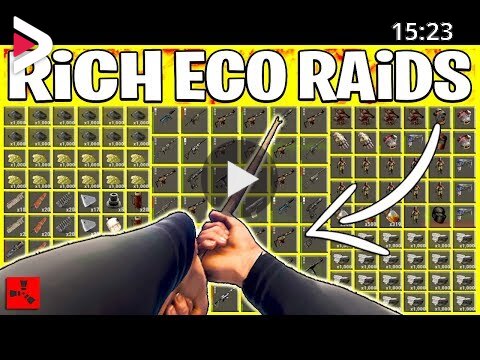 Rust Eco Raiding Riches Fast Start Raiding Rich Bases Rust Eco Raids Pvp Ø¯ÛØ¯Ø¦Ù Dideo